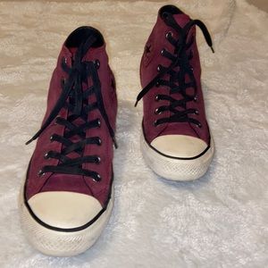 Converse All-Star Suede High Tops w/ Zippers
